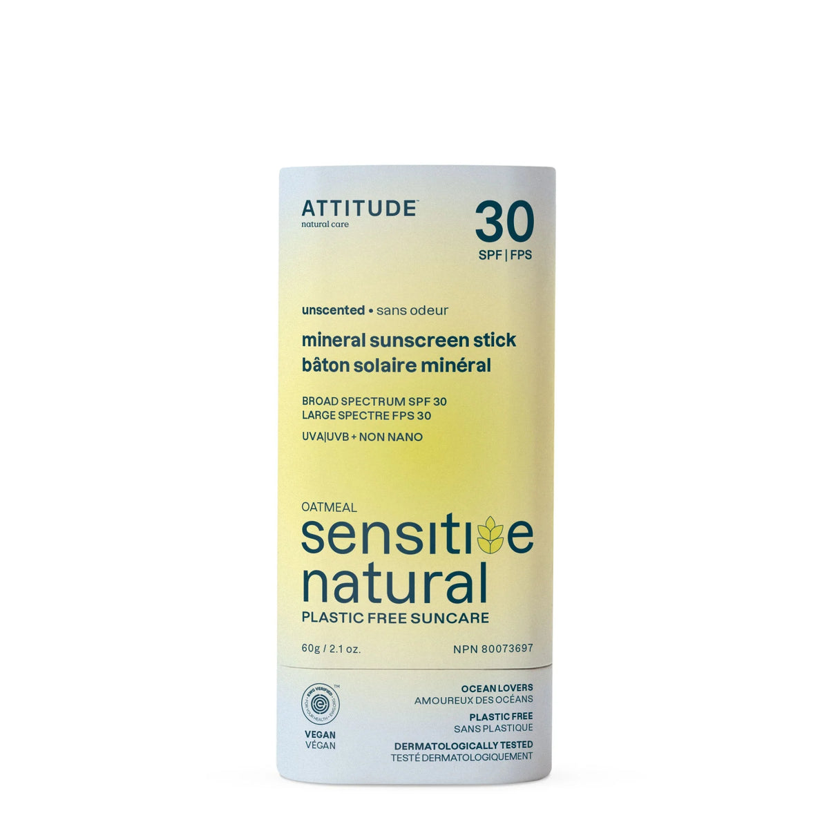 Sunscreen Stick - Spf 30 Sensitive Skin Unscented-2.1 OZ.