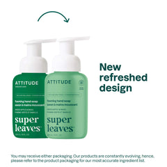 Foaming Hand Soap Green Apple & Basil-10 FL. OZ.