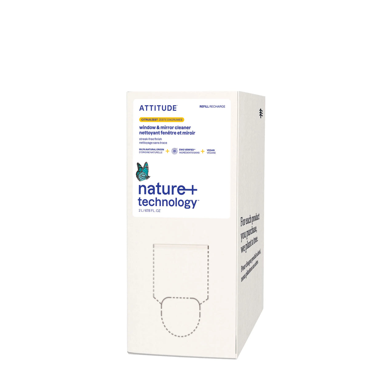 Window & Glass Cleaner Citrus Zest-Eco-Refill 67.6 FL. OZ.