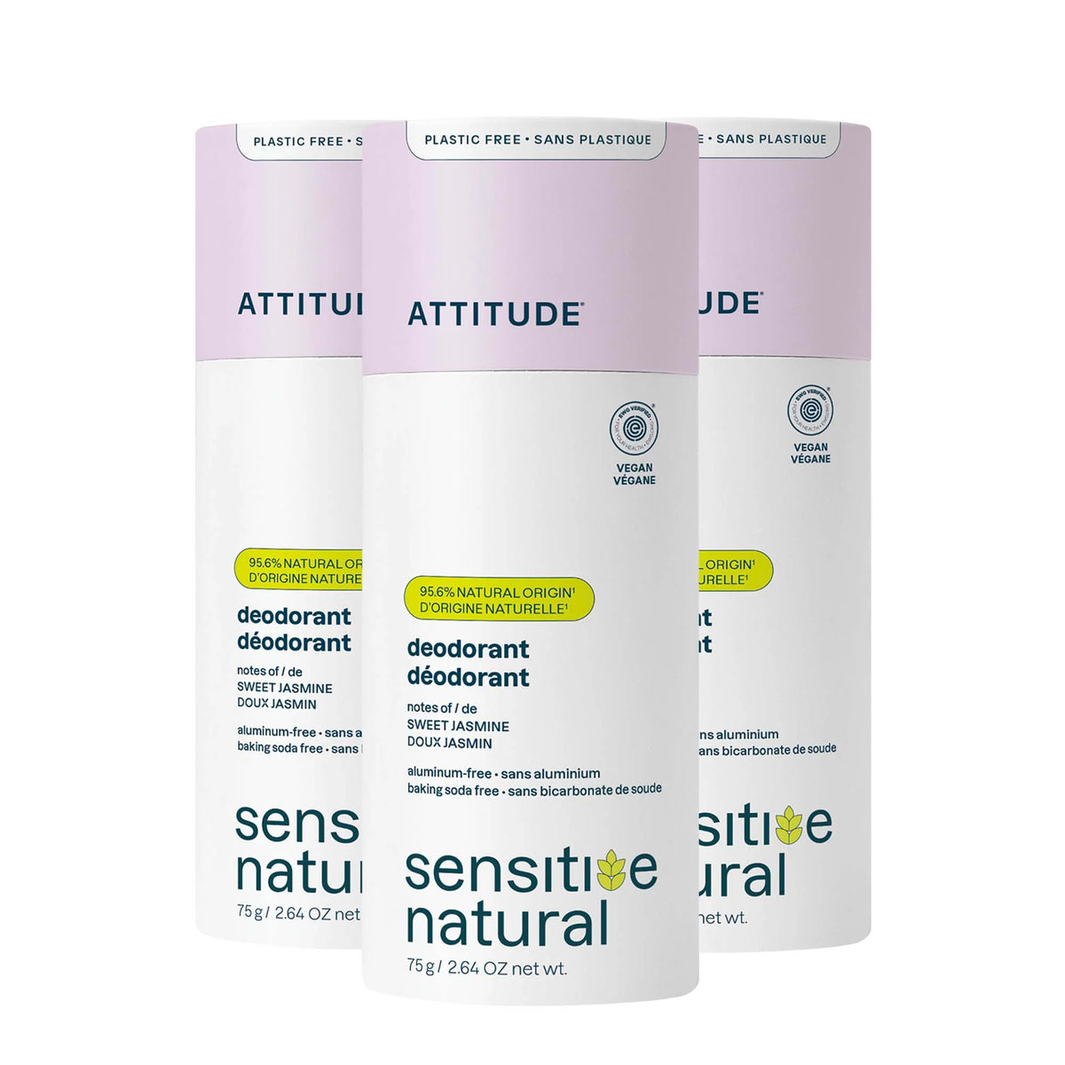 Deodorant 3-pack - Sensitive Skin Sweet Jasmine-Solid - 3 x 2.64 OZ.