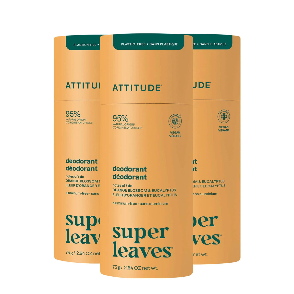 Deodorant 3-pack Orange Blossom & Eucalyptus-Solid - 3 x 2.64 OZ.