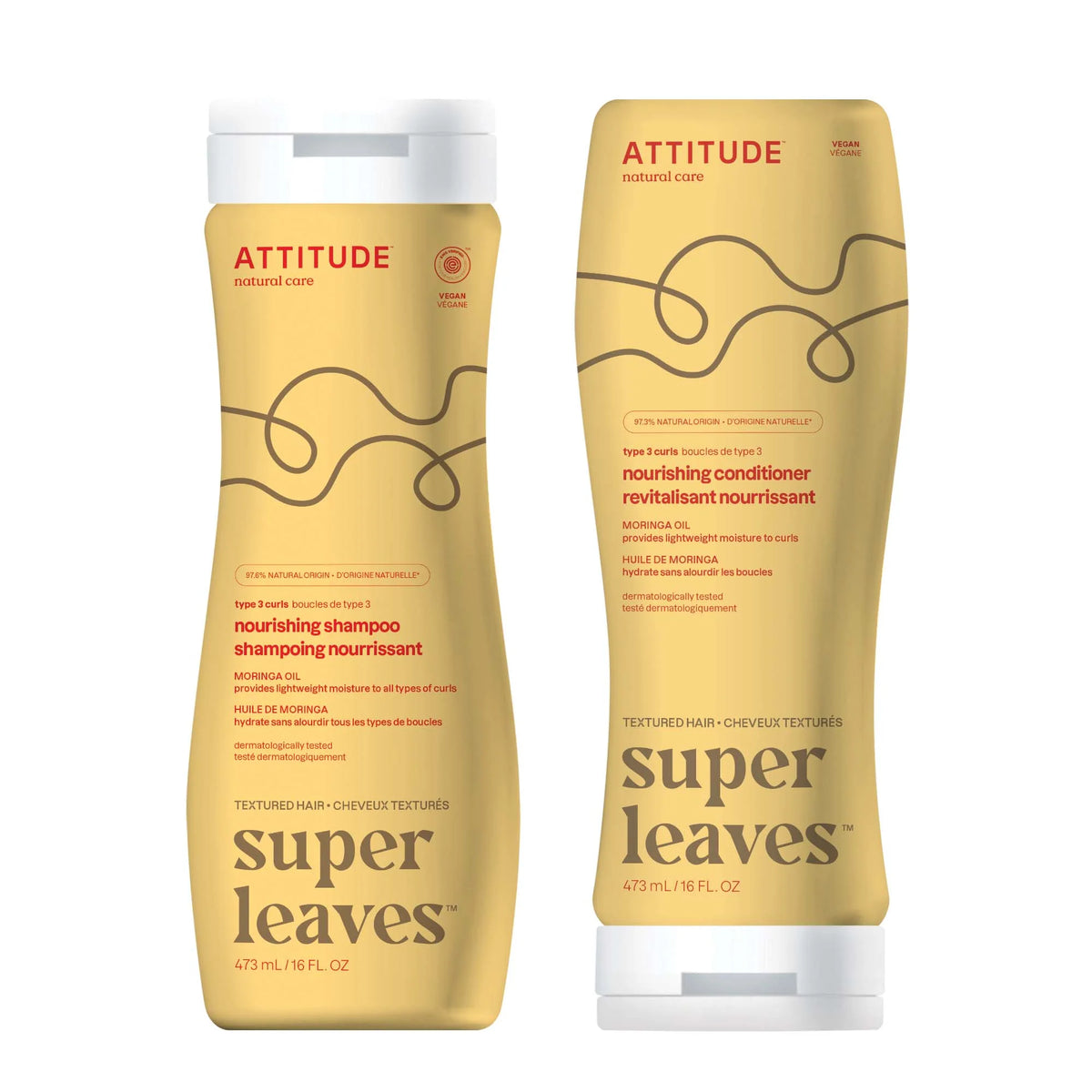 Nourishing Hair Duo - Curly Hair Moringa Oil-Bundle