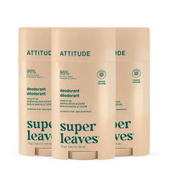 Deodorant 3-pack Sandalwood & Cedar-Plastic - 3 x 2.64 OZ.