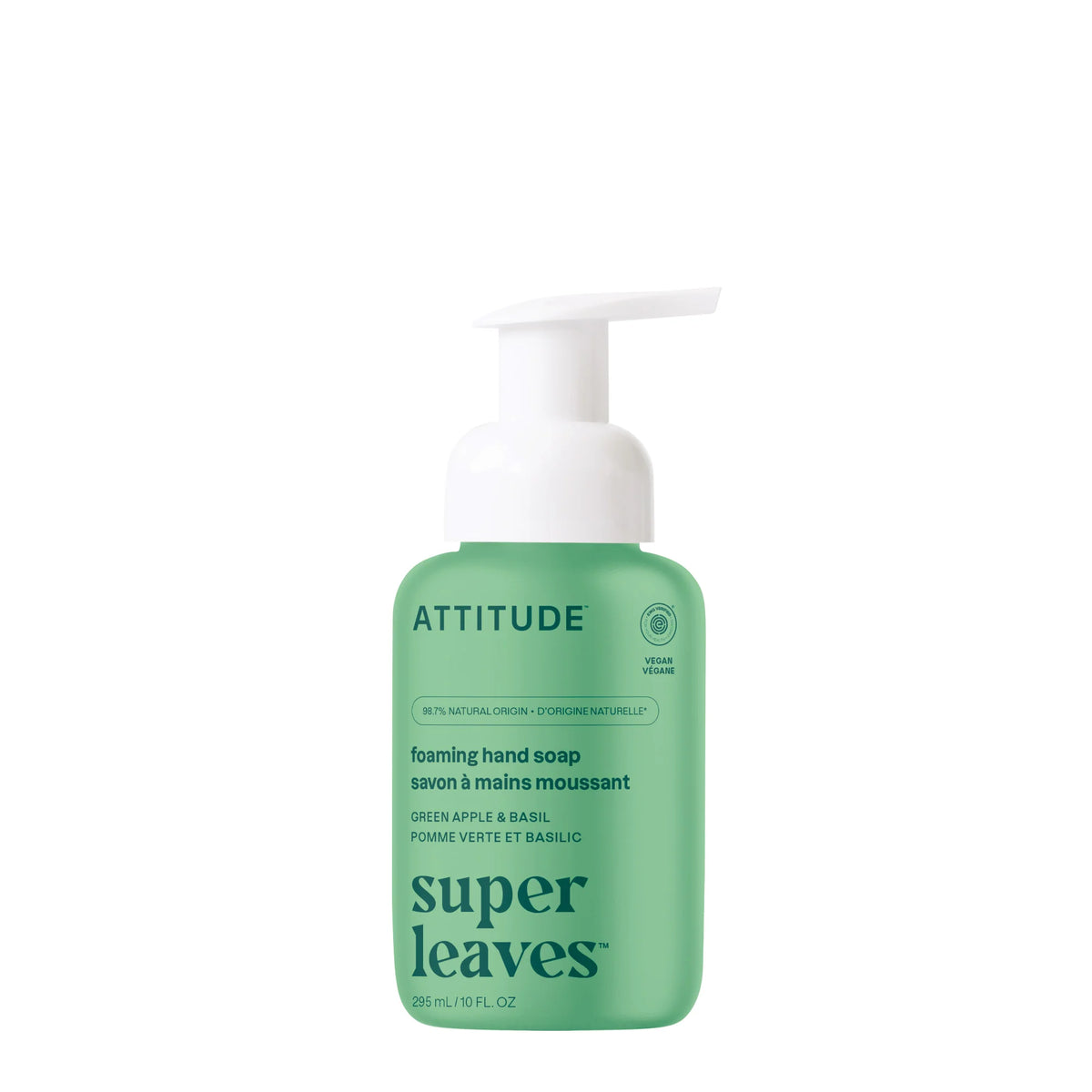 Foaming Hand Soap Green Apple & Basil-10 FL. OZ.