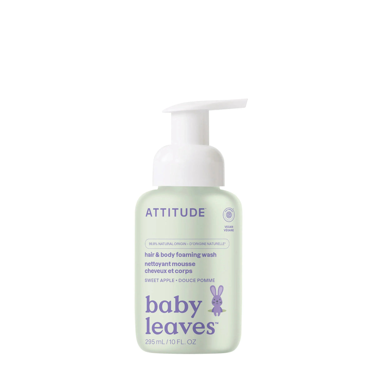 2-in-1 Baby Foaming Shampoo & Body Wash Sweet Apple-10 FL. OZ.